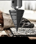 Large 2 Inch Pro Step Drill Bit With 16 Holes Tri Flat Shank High Speed Steel Set for metal wood plastic drilling mid duty