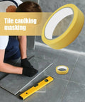 Premium Automotive Painters Paper Tape For Car Detailing And Auto Body Work Straight Up No Burn Surface Guard Quick Rip Roll used for tile caulking masking.