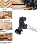 Top Shelf 1/2 Inch Shank Slab Flattening Router Bit With Massive 3 Inch Cutter And Reversible Carbide Inserts For CNC Spoilboard Surfacing Plus Zero Hassle Wood Planing Jobs next to MDF, solid wood, plywood, and particleboard.