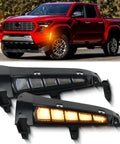 Toyota Tacoma 2024 2025 2026 Front Wheel Arches Side Marker Light With Sequential Turn Signals Replacement Front Fender Flares