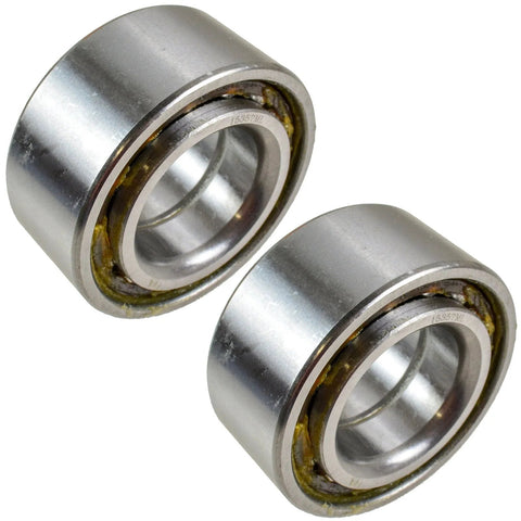Front Wheel Hub Bearing Pair For Chevy Nissan Toyota Lexus Driver And Passenger Sides Included Reference 40210 WD200 514002 514002B FW114 WE60406 Replacement Kit Keeps Your Ride Smooth DIY Install, shown as a two-piece metal assembly.