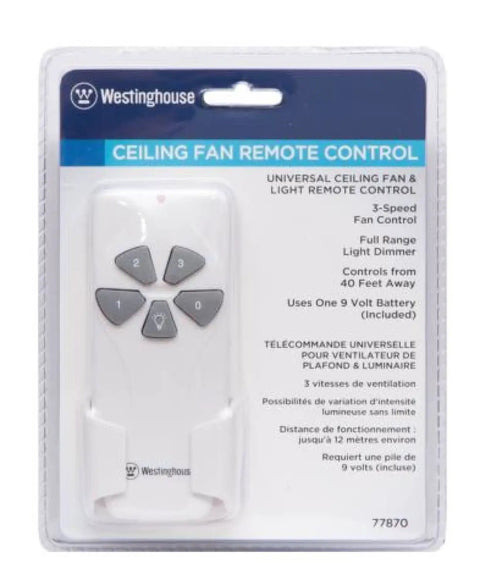 Ceiling Fan And Light Remote Control With Wireless Range Up To Fifty Feet Three Fan Speeds And Light Dimmer Replacement Remote