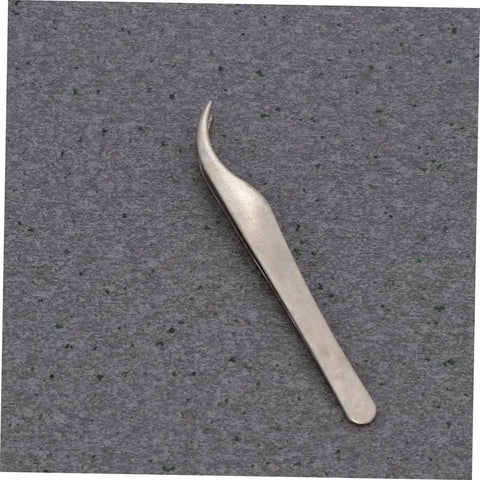 Stainless steel tweezer from the Miniature Screws Kit With 1000 Stainless Steel Screws For Glasses Watch Phone Eyeglass Repair Tool Set