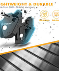 Beefy Aluminum Linkage Guard For Motorcycle Shock Linkage And Clevis Protection Off Road Trail Shield To Defend Against Rocks Logs And Debris Easy Bolt On Mount CNC Machined Durability 6061-T6 aluminum guard