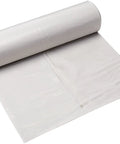 One Roll 20 Ft By 100 Ft Clear 4 Mil Plastic Sheeting Drop Cloth For Painting Construction Vapor Barrier Interior Walls And Crawl Space Shield Heavy Duty Use, partially unrolled on white surface.