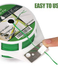 Sturdy Green Garden Wire With Cutter For Plant Ties And Support 492 Feet Long Indoor Outdoor Use Durable Green Coated Wire