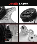 Fresh Drop In AC Compressor With Clutch Easy Direct Bolt On For Nissan Murano Maxima Pathfinder Quest 3.5L V6 2009 To 2015 Infiniti Jx35 Qx60 detailed view showing clutch and connector.