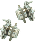 Rear Wheel Bearing And Hub Assembly Set 2 Piece Driver And Passenger Sides Beefed Up Direct Fit Easy Install for Hyundai and Kia models