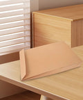 Kraft Mailing Envelopes 10 Pack With Double Sided Adhesive Seal Self Sealing Shipping Bags on wooden desk