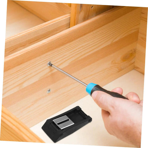 Installing Rubber Toggle Latch Clamps Two Pack For Secure Storage And Quiet Operation on wooden cabinet