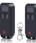 Universal Garage Door Opener Remote 893Max 890Max, durable dark gray build with keychains, 5-year warranty visible