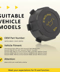 Engine Oil Fill Cap For ISX ISX15 ISZ13 QSX15 Engines And Peterbilt Glider Trucks, durable plastic, easy clip design