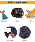 Three Sixteenth Inch Grommet Tool Kit Eyelet Pliers Set With Hole Punch and 200 Eyelets for shoes, clothes, handicrafts displayed on applications