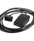 Heavy Duty 10 Foot Momentary Foot Switch Pedal Controller With 3 Prong Piggyback Plug black pedal and cord for power tools.