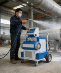 Top Tier Portable Polyurea And Polyurethane Spraying Machine For Efficient PU Foam Insulation Coating in use by contractor.