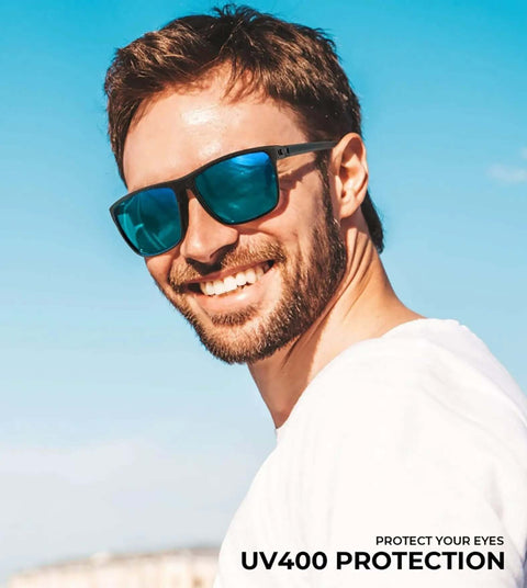 Polarized Sunglasses For Men With UV400 Protection, Lightweight And Durable, Built For Driving, Fishing, And Golf, Clear Vision All Day Comfort