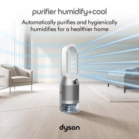 Dope All In One Air Purifier Humidifier And Cooler For A Healthier Home Fully Sealed With HEPA H13 Filter in a modern living room