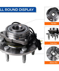 Wheel Hub Bearing Assembly 515160 Direct Fit For Cadillac Escalade ESV 2015 2020 XTS 2017 2019 Chevy Silverado 1500