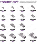 150Pcs Woodruff Keys Set In 15 Sizes 3mm 4mm 5mm 6mm 8mm 10mm Half Moon Semicircle Bond Keys For Fasteners And Mechanical Hardware Metric Assortment Kit For DIYers And Pros, arranged by size on white background