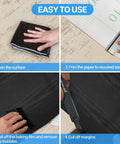Application steps for Black Wood Grain Removable Peel And Stick Wallpaper Roll For DIY Home Makeovers Thick Self Adhesive Vinyl Contact Paper