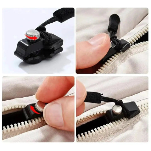 Removable Zipper Repair Kit For Bags Coats Clothes Shoes And Boots No Tools Needed No Fuss Quick Fix Zipper Head Replacement