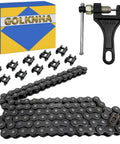 Rugged Heavy Duty 415H Chain That Packs A Punch For Motorized Bikes With Handy Chain Breaker Tool Fits 49Cc To 80Cc Two Stroke Engines