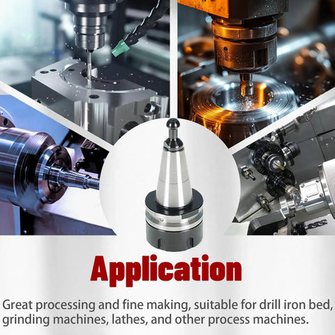 Five Piece ISO30 ER32 45L Balance Chuck Tool Holder Set For CNC Milling Lathe Engraving Machine Stainless Steel With Pull Stud G2.5 30000RPM High Speed Precision Tooling in various machining applications