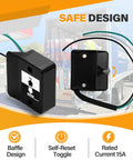 3-Wire Liftgate Control Switch Kit For Tuck Under Style Gates Replaces OEM Parts 80001431 80000429 80000425, mounted on truck