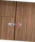 Heavy Duty Adjustable Toggle Clamp Latch With 360 Pound Capacity For Freezer Doors Cabinets Boxes And Tool Cases Built To Last And Keep Lids And Panels Secure In Busy Shops, mounted on wood cabinet