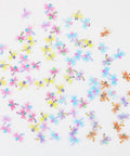 90 Pieces Mini Resin Dragonflies Figurines For Fairy Garden Decor And Dollhouse Micro Landscaping Craft Supplies laid out in vibrant colors