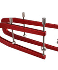 Aluminum Alloy Acoustic Guitar Repair Tool Set With CNC Machined Clamp For Back Panel Cracks And Opening, 300mm Long, Red Finish