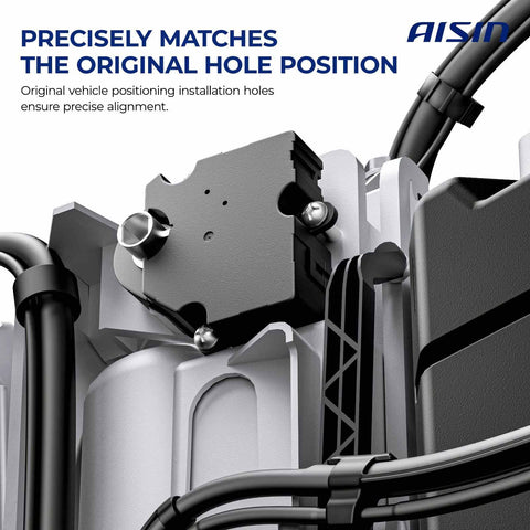 Aftermarket HVAC Blend Door Actuator Direct Fit Replacement For Ram 2500 3500 2011 2012 showing precise hole alignment