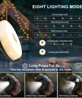 4 In 1 Camping Lantern And String Lights 32.8 Ft Outdoor Lighting Kit with 8 lighting modes highlighted