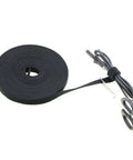 Double Sided Hook And Loop Cable Tie Tape Three Quarters Inch Wide 25 Yard Roll For Power Wire Management Durable Nylon