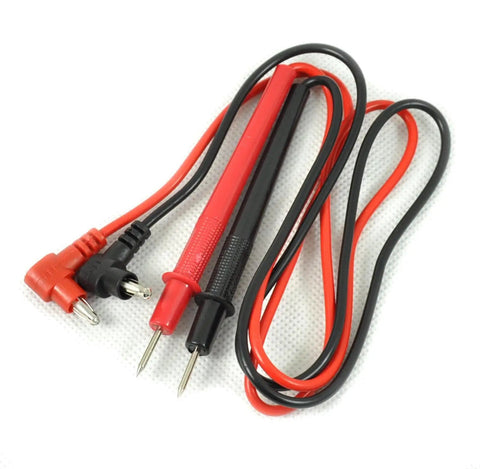 Probes for DT830B LCD Digital Multimeter Voltmeter, Ammeter And Ohmmeter with Diode And Transistor Test, black and red cables.
