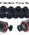 M1 Pinion Gear Set 5mm Hardened 14T 15T 16T 17T 18T 19T 20T 21T 22T For 1 8th And 1 7th RC Cars With Hex Key Upgrade Part