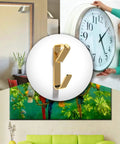 Heavy Duty Picture Hangers And Hooks That Hang Heavy Frames Without Any Drama No Sweat Setup With Included Metal Nails for wall-mounted clock and mirror.