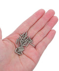 100Pcs Set Screws Kit Internal Hex Drive M2.5x10 Countersunk Carbon Steel For Devices And Electronics Preventing Loosening In Furniture Projects And Compact Spaces With Slick Hidden Fix And Low Profile Hardware For Clean Sleek Look. Handful of M2.5x10 carbon steel countersunk set screws