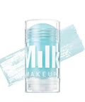 Cooling Under Eye Gel Stick Slays Puffiness With Caffeine And Seawater For An Instant Wake Up Vibe Hydrates Tired Skin With Clean Vegan Essentials Perfect Travel Friendly Pick Me Up Skincare Game Changer in a transparent stick design.