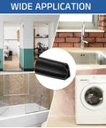 Flexible Shower Water Barrier Edge Guard 118 Inch TPE Splash Stopper for Bathtub Sink Laundry Washing Machine in use