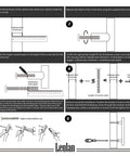 Installation guide for Ten Pack Brushed Gold Cabinet Pulls 3 Inch Drawer Handles For Dresser Bathroom Kitchen Closet And Cupboard Zinc Alloy Base Durable Modern Hardware Easy Install.