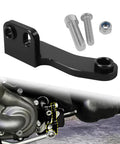 Nightster RH975 Shift Assist Bracket For Harley 2022 2023 2024 2025, Shifter Reduction Kit, black part with bolts