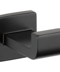 Matte Black Single Towel Hook For Bathroom Or Kitchen Heavy Duty Rust Resistant Dope Space Saving Organizer For Towels And Robes Easy Mount Wall Mounted Bath Hardware