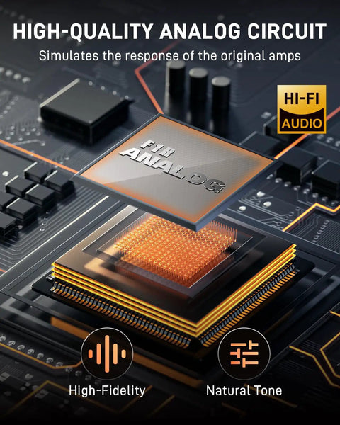 High-quality analog circuit for Mini Guitar Headphone Amplifier With 3.5mm Aux Jack For Silent Practice And On The Go Travel Real Analog Tone