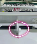 Set Of 10 AC Knob Shaft Replacement Parts Made With ABS For Easy Install shown in middle shaft sleeve.