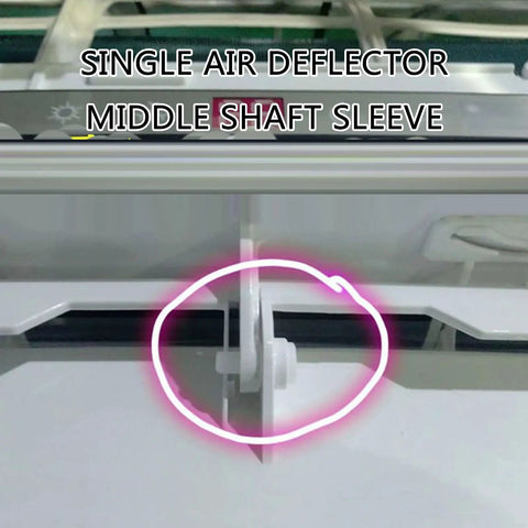 Set Of 10 AC Knob Shaft Replacement Parts Made With ABS For Easy Install shown in middle shaft sleeve.