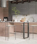 Level Up Your Spot With Badass 28 Inch Heavy Duty Metal Table Legs Sturdy Round Desk Bench Feet Drop In Industrial Furniture Swaps in modern kitchen.