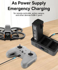 Two-Way 100W Charging Hub Kit For DJI Avata 2 Drone Accessories with USB-C fast charger and LED screen charging batteries
