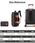 3 Piece Travel Luggage Set With Lightweight Hardshell Suitcases And Dual Spinner Wheels TSA Locks 20 Inch Carry On Gym Bag