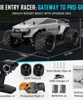1/18 RC Cyber Monster Truck and Drift Car with Two PVC Shells, Transmitter, and Batteries